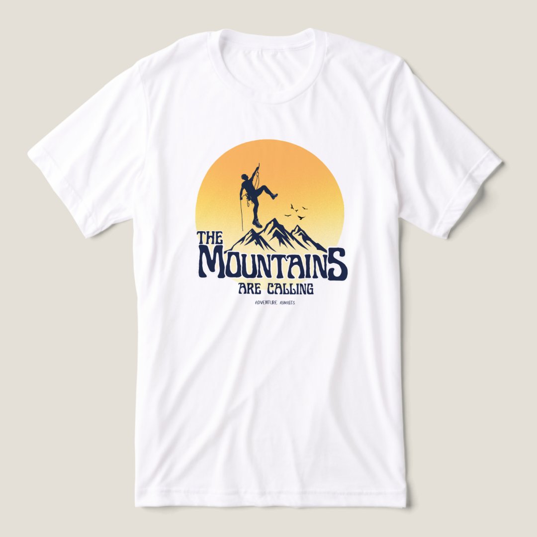 The Mountains Are Calling Mountain Lover Hiking Shirt - Image 3