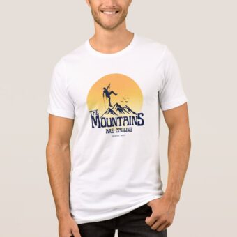 The Mountains Are Calling Mountain Lover Hiking Shirt