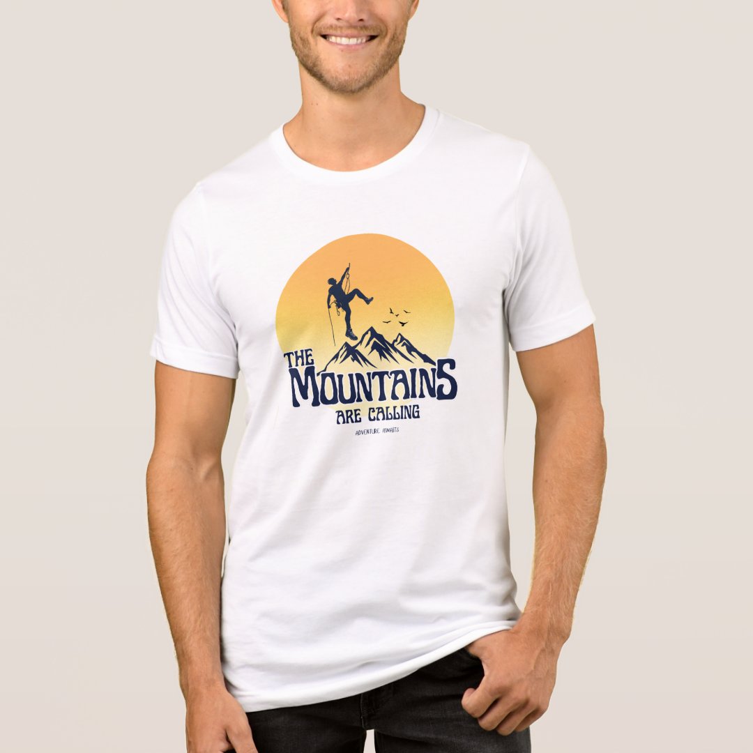 The Mountains Are Calling Mountain Lover Hiking Shirt