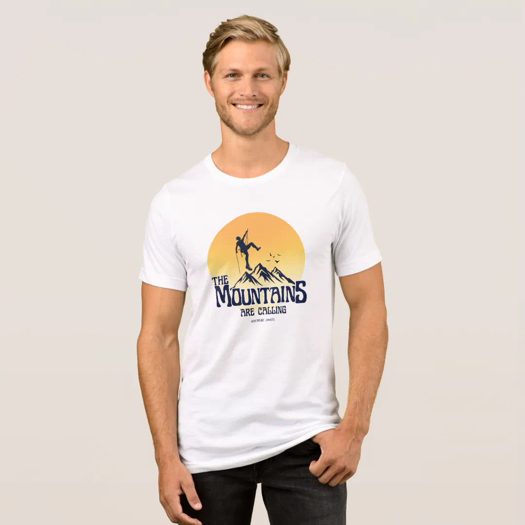 The Mountains Are Calling Mountain Lover Hiking Shirt - Image 2