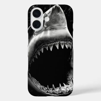 Black Shark iPhone Case | Ocean & Shark Lover Phone Case