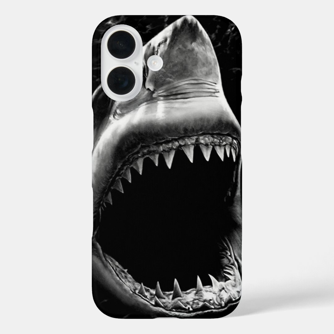 Black Shark iPhone Case | Ocean & Shark Lover Phone Case